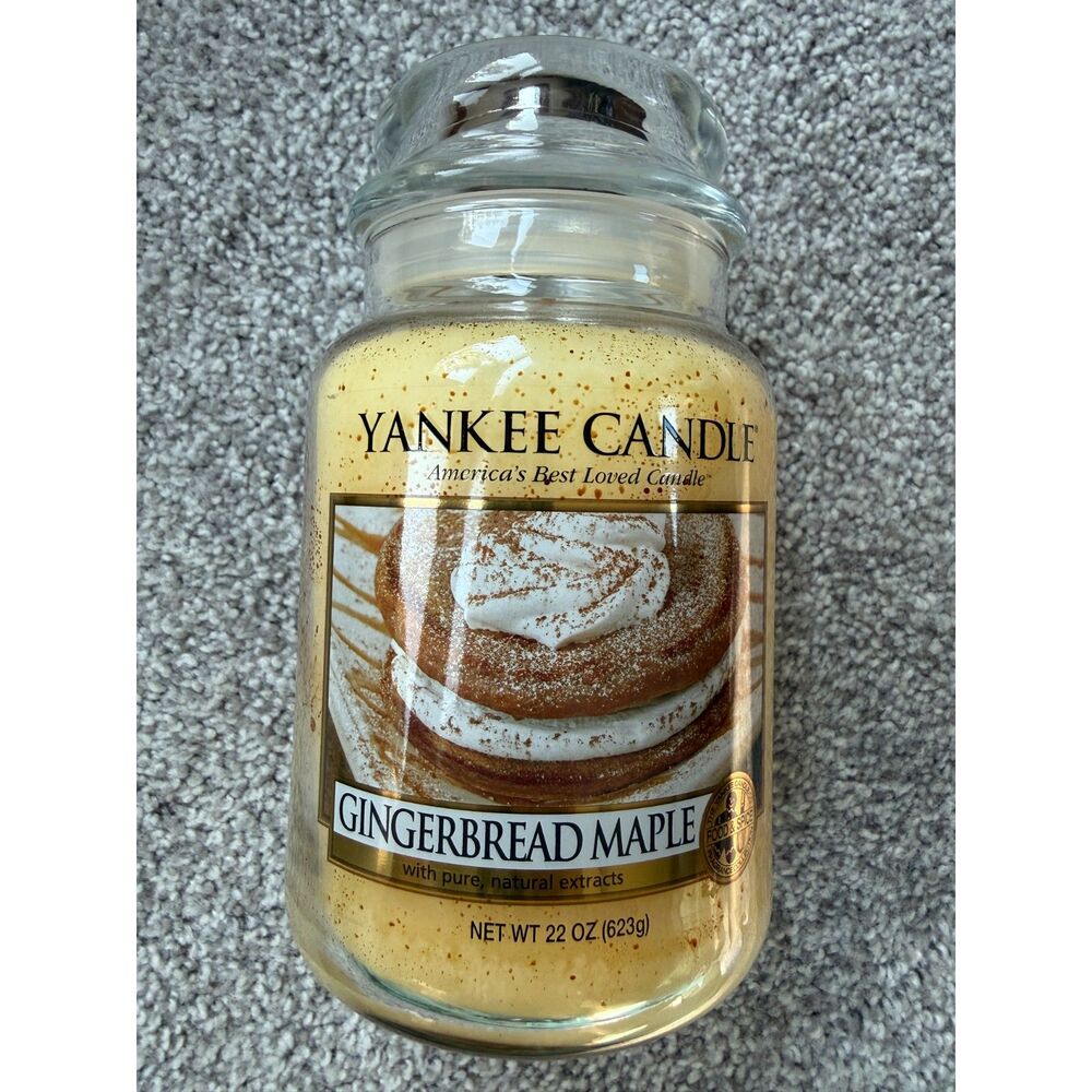 Yankee Candle Gingerbread Maple Large Jar Candle